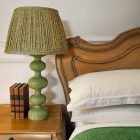 Handmade Gathered Lampshades & Hand Turned Lamp Bases