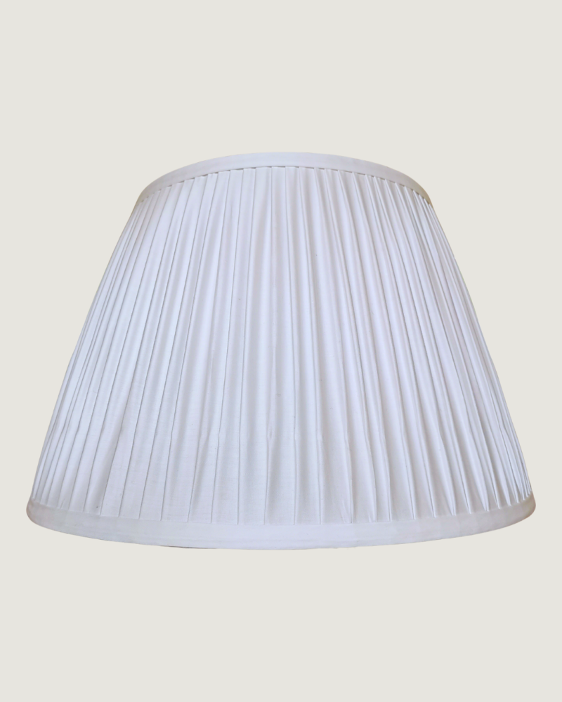 White Silk and Cotton Shade