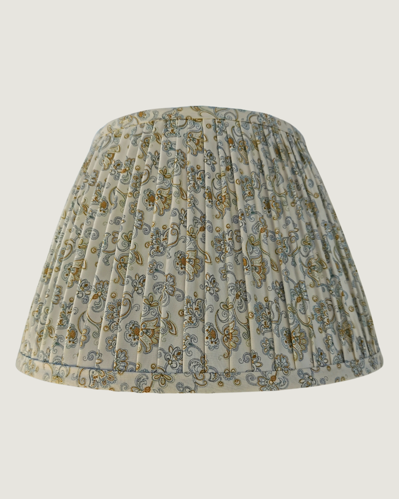 Amberwave gathered lampshade