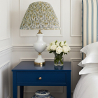 Amberwave gathered lampshade