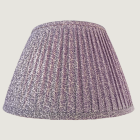 Lilac Coil gathered lampshade