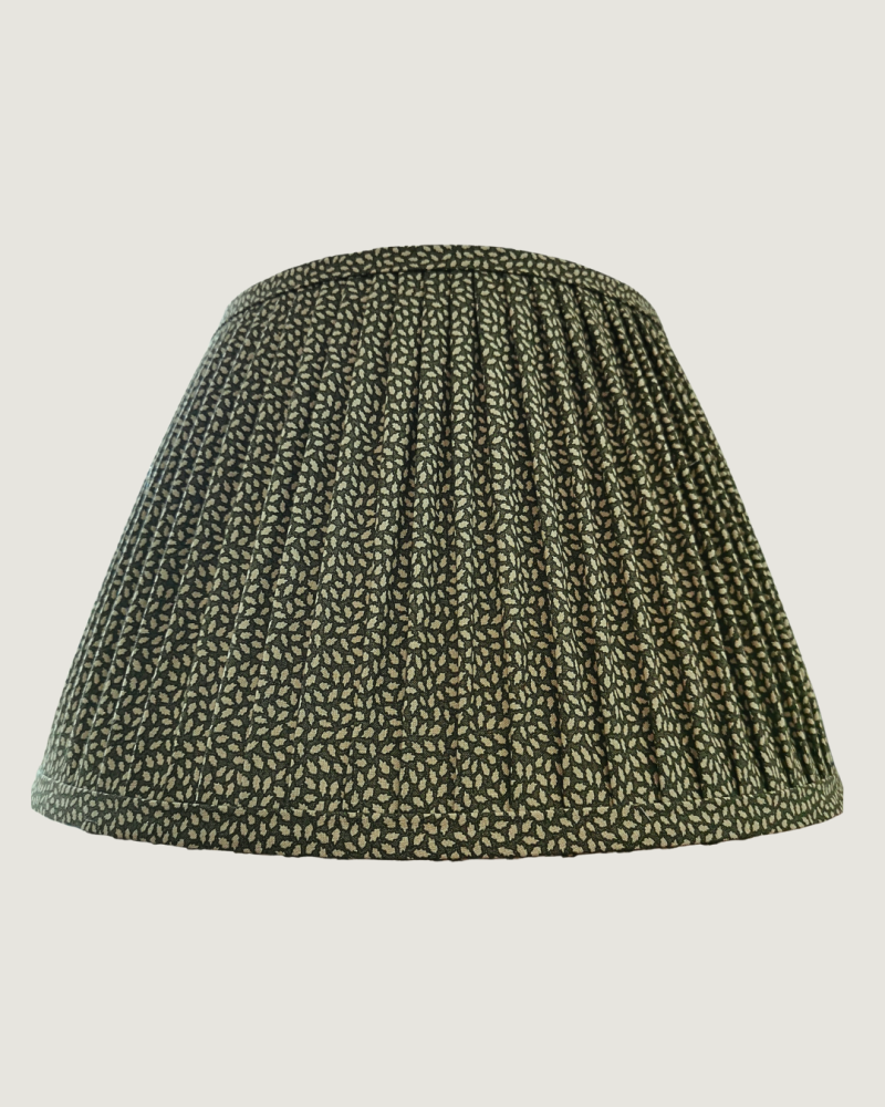 moss climber handcrafted gathered lampshade